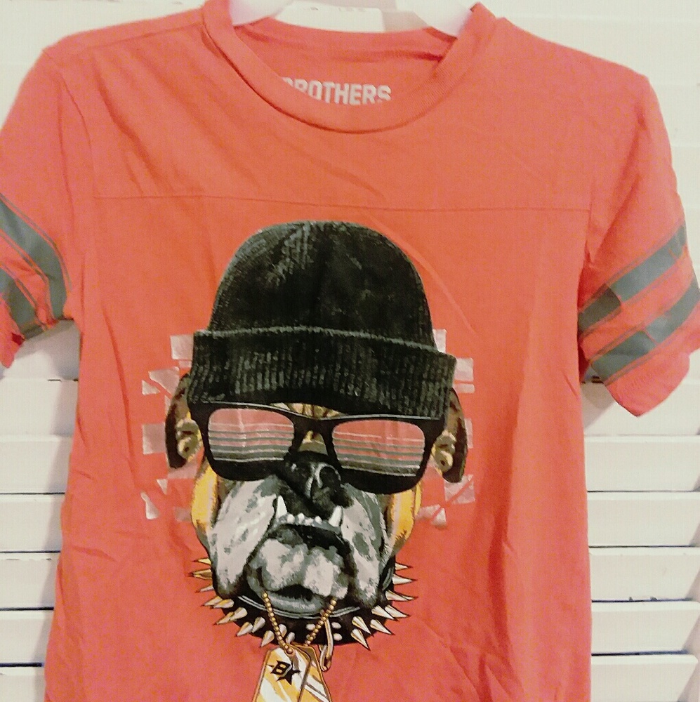 Boys Bull Dog T-shirt Size 6